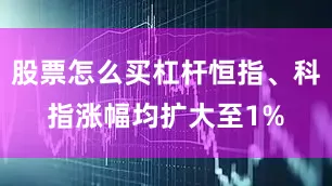股票怎么买杠杆恒指、科指涨幅均扩大至1%
